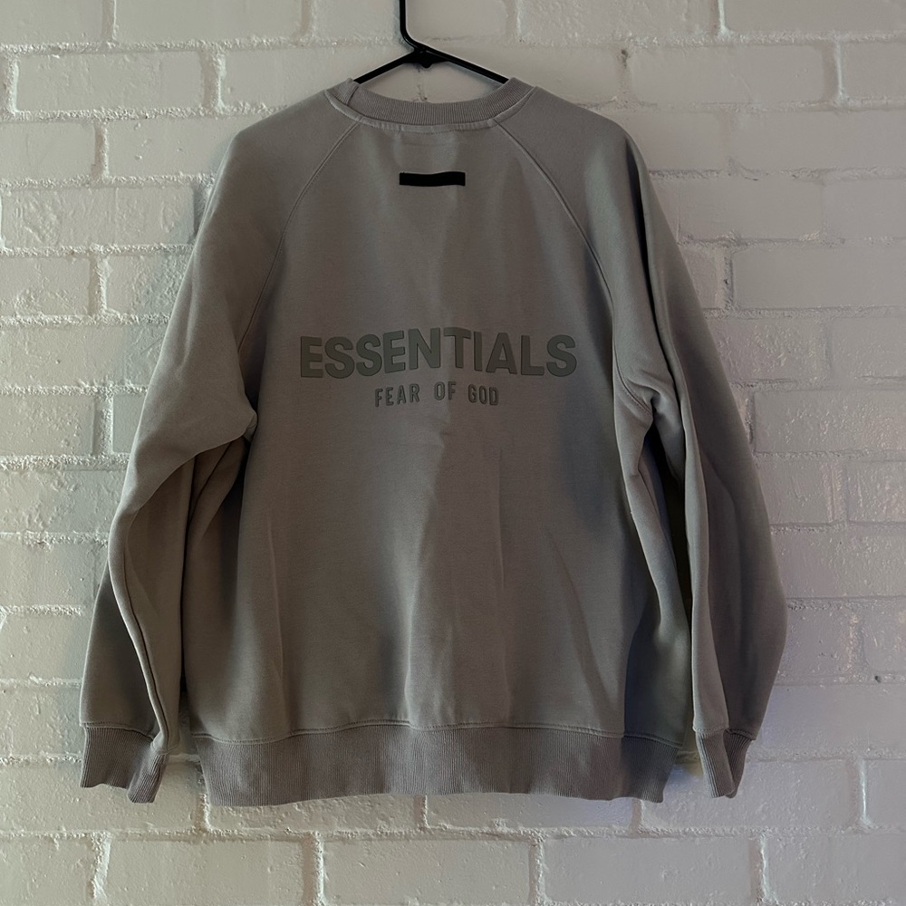 Essentials Crewneck Sweater in Gray